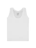 Kız Çocuk Kalın Askılı Atlet Beyaz 6lı Paket %100 Pamuk Ribana Arma Yıldız 5531 - 6 ADET Beyaz