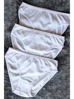 Kız Çocuk Külot Beyaz 3lü Paket %100 Pamuklu Arma Yıldız 5532 Beyaz detay görünüm