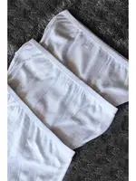 Kız Çocuk Külot Beyaz 3lü Paket %100 Pamuklu Arma Yıldız 5532 Beyaz farklı açı