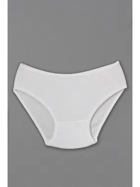 Arma Yıldız Kız Çocuk Külot Beyaz %100 Pamuk 6li Paket Arma Yıldız 5532 - 6 ADET - Alternatif Görünüm