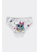 Kız Çocuk Külot Likralı Arkası Baskılı Renkli ÖTS 8207 - 6 ADET detay görünüm