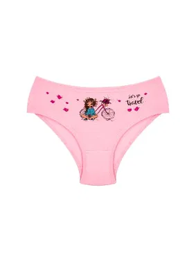 Öts İç Giyim Kız Çocuk Külot Likralı Desenli Külot ÖTS 8202 - 6 ADET - Alternatif Görünüm