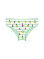 Kız Çocuk Külot Likralı Fruit Serisi Uygun Fiyat ÖTS 8814 - 6 ADET Yeşil görsel 4