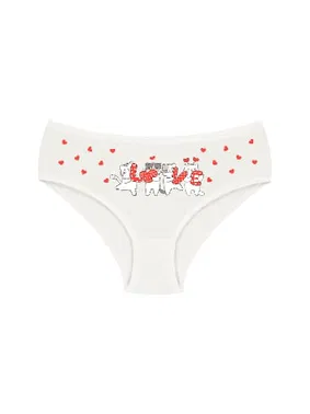 Öts İç Giyim Kız Çocuk Külot Likralı Kedi Serisi Kiz Külot ÖTS 8260 - 6 ADET - Alternatif Görünüm