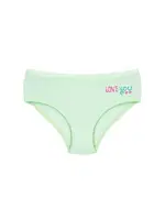 Kız Çocuk Külot Likralı ÖTS 8218 - 6 ADET Yeşil detay görünüm