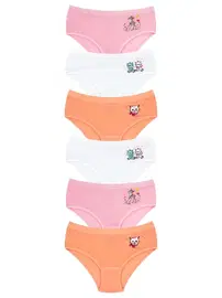 Öts İç Giyim Kiz Çocuk Külot Likralı Renk Seçenekleri ÖTS 8348 - 6 ADET