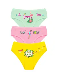 Öts İç Giyim Kız Çocuk Külot Likralı Summer ÖTS 8206 - 6 ADET