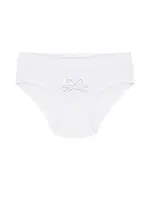 Kız Çocuk Külot Likralı Taş Baskılı Renkli ÖTS 8226 - 6 ADET Beyaz farklı açı