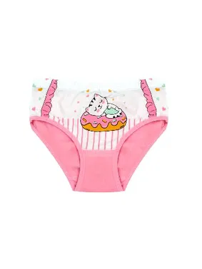 Öts İç Giyim Kız Çocuk Külot Likralı Yüksek Bel Puantiyeli ÖTS 8344 - 6 ADET