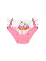 Kız Çocuk Külot Likralı Yüksek Bel Puantiyeli ÖTS 8344 - 6 ADET Pembe