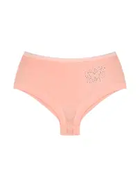 Öts İç Giyim Kız Çocuk Külot Likralı Yüksek Bel Taş Baskılı ÖTS 8238 - 6 ADET