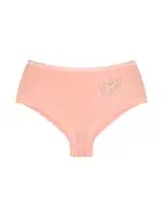 Kız Çocuk Külot Likralı Yüksek Bel Taş Baskılı ÖTS 8238 - 6 ADET Somon