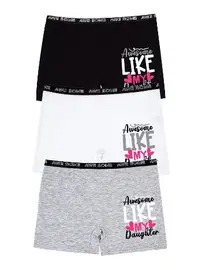 Öts İç Giyim Kız Çocuk Likralı Boxer ÖTS 8700 - 6 ADET