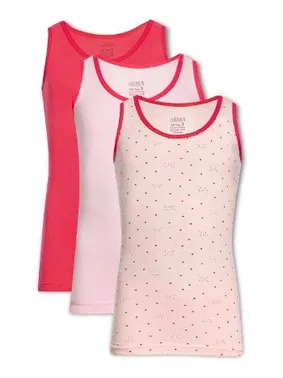 Arma Yıldız Kiz Çocuk Likralı Kalın Askılı Atlet 3lü Paket Renkli Arma Yıldız 7564 - 3 ADET