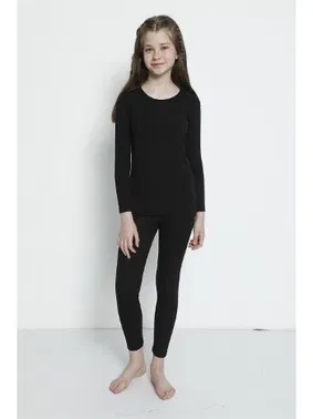 Arma Yıldız Kız Çocuk Siyah Alt üst Termal Takım İçlik Arma Yıldız 5557