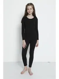 Arma Yıldız Kız Çocuk Siyah Alt üst Termal Takım İçlik Arma Yıldız 5557