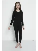 Kız Çocuk Siyah Alt üst Termal Takım İçlik Arma Yıldız 5557 Siyah detay görünüm