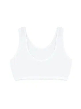 Öts İç Giyim Kız Çocuk Sütyen Kalın Askılı Pedsiz Esnek Rahat Kumaş ÖTS 6200 - 6 ADET - Alternatif Görünüm