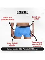 Klasik Mavi Erkek Boxer Darkzone DZN2305 farklı açı