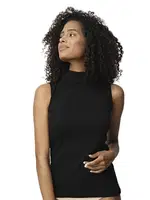 Kolsuz Siyah Kadın Boğazlı Body Donex 3325 Siyah detay görünüm