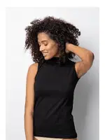 Kolsuz Siyah Kadın Boğazlı Body Donex 3325 Siyah görsel 4