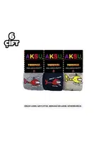 Konsept Erkek Çocuk Termal Havlu Külotlu Çorap 6'lı Aksu 009 Erkek