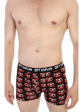 Çift Kaplan Köpek Desenli Dijital Çift Kaplan Erkek Boxer 796