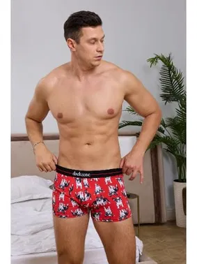 Darkzone Köpek Desenli Kırmızı Boxer (Dijital Baskılı) Darkzone DZN2072 - Alternatif Görünüm