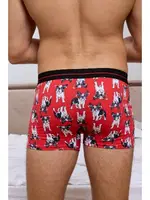 Köpek Desenli Kırmızı Boxer (Dijital Baskılı) Darkzone DZN2072 görsel 6