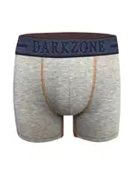 Kot Lastiği Desenli Gri Erkek Boxer Darkzone DZN2903