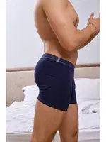 Kot Lastiği Desenli Lacivert Erkek Boxer Darkzone DZN2904 görsel 6