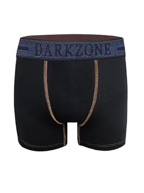 Darkzone Kot Lastiği Desenli Siyah Erkek Boxer Darkzone DZN2901