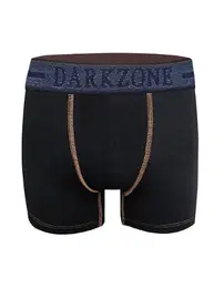 Darkzone Kot Lastiği Desenli Siyah Erkek Boxer Darkzone DZN2901