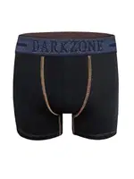 Kot Lastiği Desenli Siyah Erkek Boxer Darkzone DZN2901