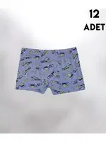 12Li Baskılı Erkek Çocuk Boxer Kota 1013 Asorti farklı açı