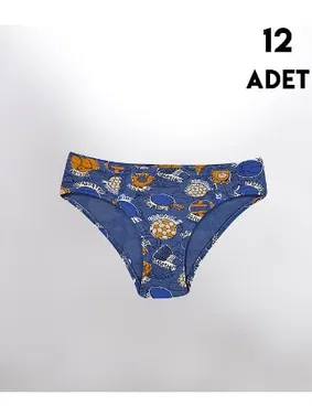 Kota Desenli Erkek Çocuk Külot 12Li Kota 1018 - Alternatif Görünüm
