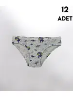 Desenli Erkek Çocuk Külot 12Li Kota 1018 Asorti görsel 4