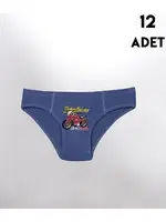 Erkek Çocuk Baskılı Külot 12'li Kota 1019 Asorti detay görünüm