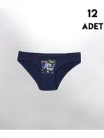 Erkek Çocuk Baskılı Külot 12'li Kota 1019 Asorti görsel 4