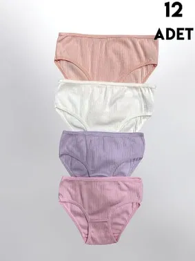 Kota 12Li Kız Çocuk Raporlu Ribana Külot Kota 3419