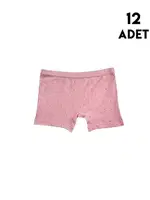 12'li Transferli Ribana Kız Çocuk Boxer Kota 3425 Asorti detay görünüm
