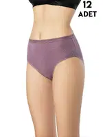 Raporlu Ribana Kadın Bato Külot 12'li Kota 5020 Asorti görsel 4