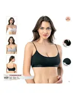 Kaşkorse İp Askılı Pedli Kadın Büstiyer Kota 6429 Siyah farklı açı