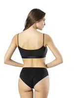 Kaşkorse İp Askılı Pedli Kadın Büstiyer Kota 6429 Siyah görsel 4