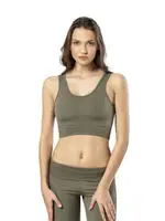 Kalın Askılı Fitilli Dalgıç Bayan Büstiyer Kota 6432 Çağla Yeşili detay görünüm