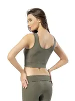 Kalın Askılı Fitilli Dalgıç Bayan Büstiyer Kota 6432 Çağla Yeşili farklı açı