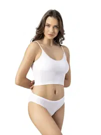 Kota Kaşkorse Tırnak Dantelli Pedli Crop Kota 6436