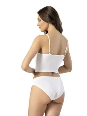 Kota Kaşkorse Tırnak Dantelli Pedli Crop Kota 6436 - Alternatif Görünüm