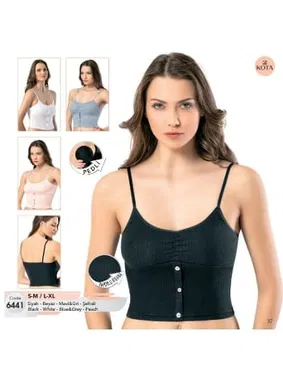 Kota İp Askılı Bayan Pedli Crop Kota 6441 - Alternatif Görünüm
