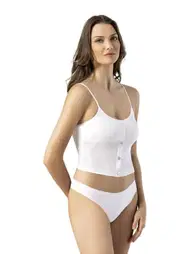 Kota İp Askılı Bayan Pedli Crop Kota 6441